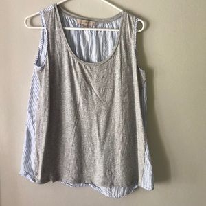 Gray & Stripped Tank